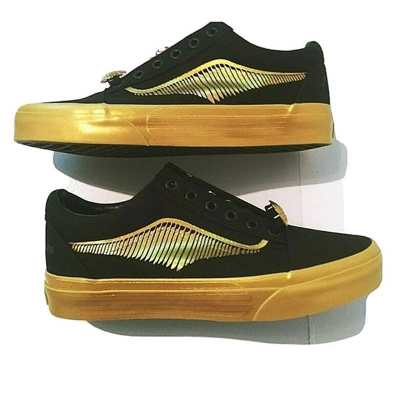 Vans Shoes - NEW Vans X Harry Potter Old Skool Golden Snitch 7